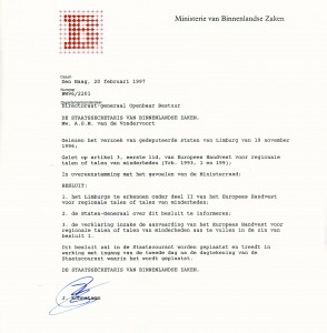 Erkenningsbrief (klik op de afbeelding voor een vergroting)