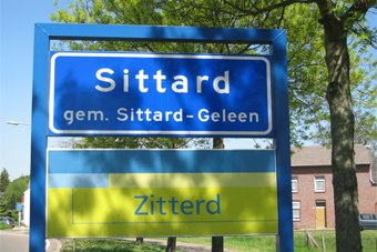 Plaatsnaambord Sittard